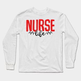 Nurse Life Christmas Long Sleeve T-Shirt